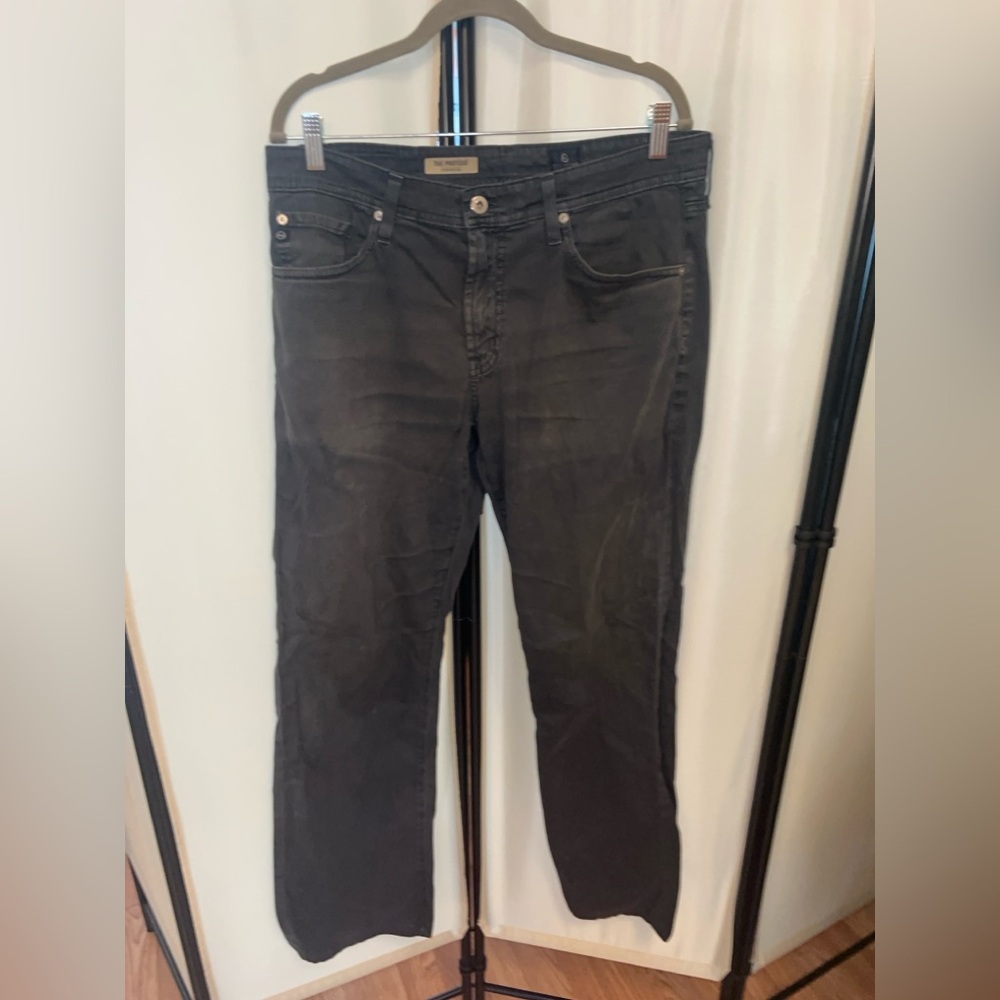 AG Adriano Goldschmied Men's Slim Fit Charcoal Jeans